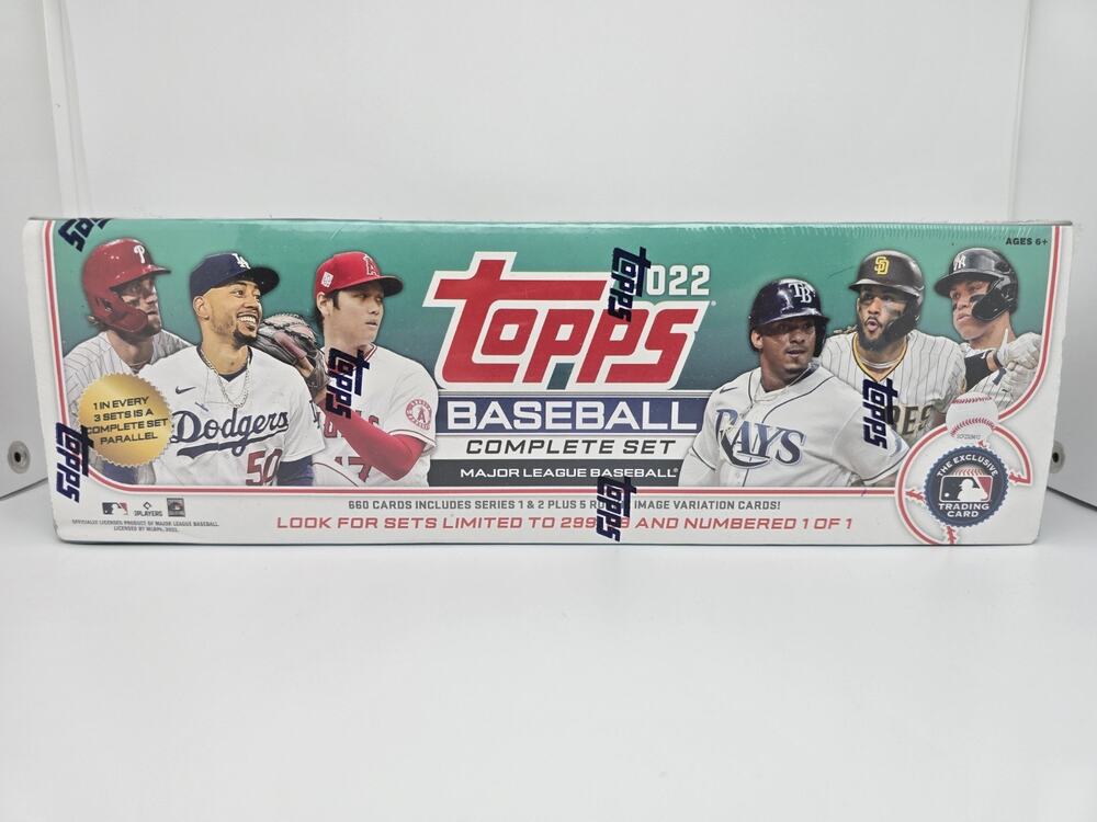 2022 Topps Baseball Complete Set + 5 Rookie Image Variations Factory Sealed